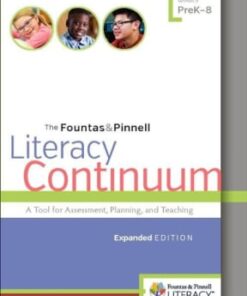 Fountas and Pinnell Literacy Continuum, Expanded Edition: A Tool for Assessment, Planning, and Teaching, PreK-8 3rd edition - Original PDF