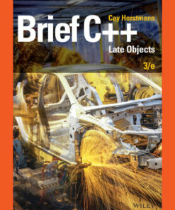 Brief C++: Late Objects 3rd Edition - Original PDF