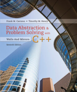 Data Abstraction & Problem Solving with C: Walls and Mirrors 7th Edition - Original PDF