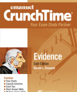 Emanuel CrunchTime for Evidence 6th Edition - Original PDF