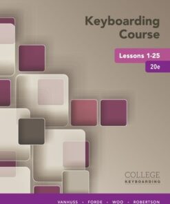 Keyboarding Course Lessons 1-25 20th Edition - Original PDF