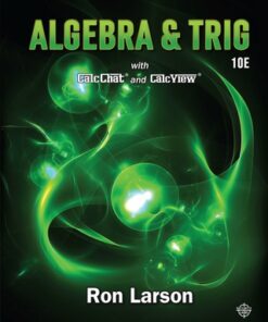 Algebra & Trigonometry 10th Edition - Original PDF