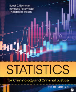 Statistics for Criminology and Criminal Justice 5th Edition - Original PDF