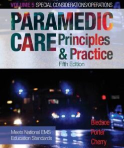 Paramedic Care: Principles & Practice, Volume 5, Trauma 5th Edition - Original PDF