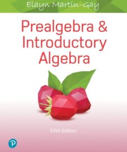 Prealgebra & Introductory Algebra 5th Edition - Original PDF