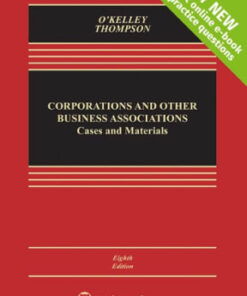 Corporations and Other Business Associations: Cases and Materials 8th edition - Original PDF