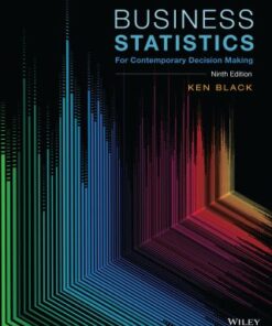 Business Statistics: For Contemporary Decision Making 9th Edition - Original PDF