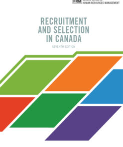 Recruitment and Selection in Canada 7th Edition - Original PDF