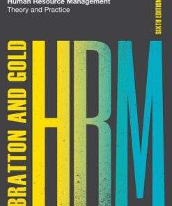 Human Resource Management: Theory and Practice 6th Edition - Original PDF