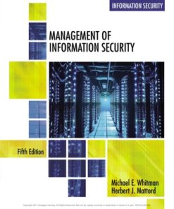 Management of Information Security 5th Edition - Original PDF
