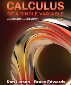 Calculus of a Single Variable 12th Edition - Original PDF