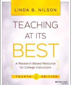 Teaching at Its Best: A Research-Based Resource for College Instructors 4e 4th Edition - Original PDF