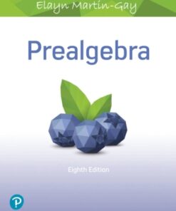 Prealgebra 8th Edition - Original PDF