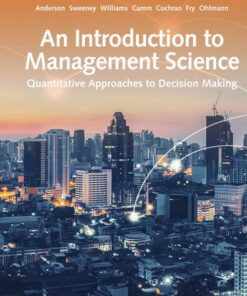 An Introduction to Management Science: Quantitative Approach 15th Edition - Original PDF