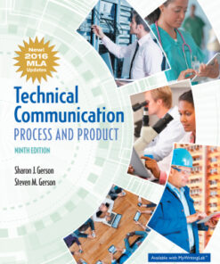 Technical Communication: Process and Product 9th Edition - Original PDF