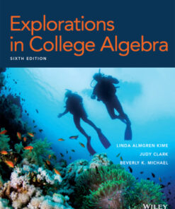 Explorations in College Algebra 6th Edition - Original PDF