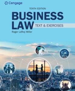Business Law: Text & Exercises 10th Edition - Original PDF