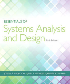 Essentials of Systems Analysis and Design 6th Edition - Original PDF