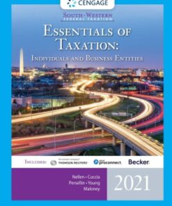 South-Western Federal Taxation 2021: Essentials of Taxation: Individuals and Business Entities 24th Edition - Original PDF