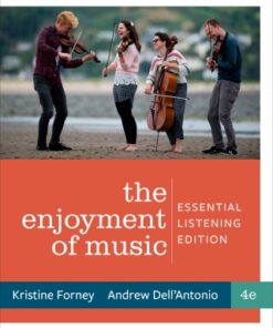 Enjoyment of Music: Essential Listening 4th Edition - Original PDF