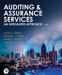 Auditing and Assurance Services 18th Edition - Original PDF