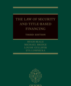 The Law of Security and Title-Based Financing 3rd Edition - Original PDF