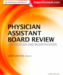 Physician Assistant Board Review, Certification and Recertification 3rd Edition - Original PDF