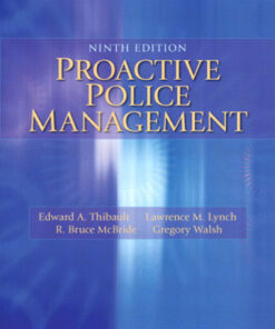Proactive Police Management 9th Edition - Original PDF