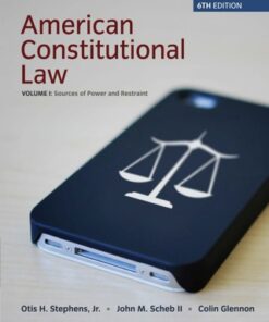 American Constitutional Law, Volume I 6th Edition - Original PDF