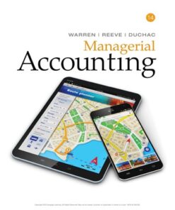 Managerial Accounting 14th Edition - Original PDF
