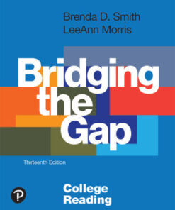 Bridging the Gap: College Reading 13e 13th Edition - Original PDF