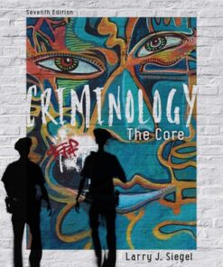 Criminology: The Core 7th Edition - Original PDF