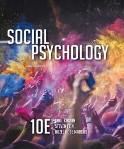 Social Psychology 10th Edition - Original PDF