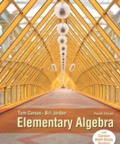Elementary Algebra 4th Edition - Original PDF