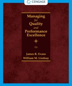Managing for Quality and Performance Excellence 11th Edition - Original PDF