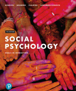 Social Psychology: Goals in Interaction 7th Edition - Original PDF