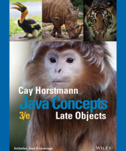 Java Concepts: Late Objects 3rd Edition - Original PDF