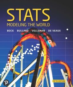 Stats: Modeling the World 5th Edition - Original PDF
