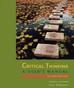 Critical Thinking: A User's Manual 2nd Edition - Original PDF