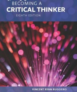Becoming a Critical Thinker 8th Edition - Original PDF