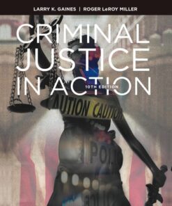 Criminal Justice in Action 10e 10th Edition - Original PDF