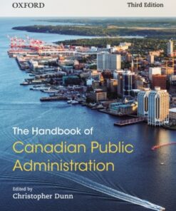 The Handbook of Canadian Public Administration 3rd Edition - Original PDF