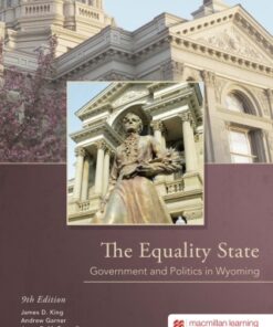 The Equality State: Government and Politics in Wyoming 9e 9th Edition - Original PDF