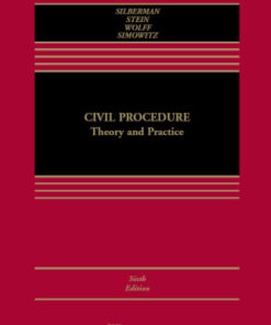 Civil Procedure: Theory and Practice 6th Edition - Original PDF