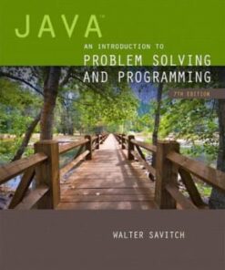 Java: An Introduction to Problem Solving and Programming 7th edition - Original PDF