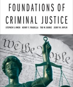 Foundations of Criminal Justice 3rd Edition - Original PDF
