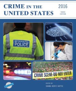 Crime in the United States 2016 10th Edition - Original PDF