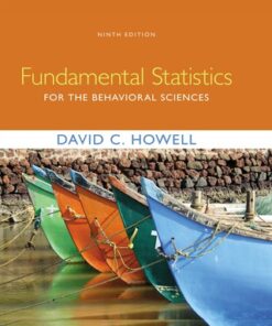 Fundamental Statistics for the Behavioral Sciences 9th Edition - Original PDF