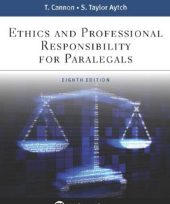 Ethics and Professional Responsibility for Paralegals 8th Edition - Original PDF