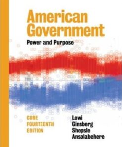 American Government: Power and Purpose 14th edition - Original PDF